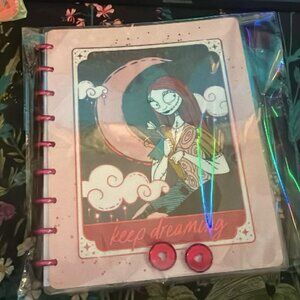 Happy Planner Disney Nightmare before Christmas Classic Notebook W/metal discs